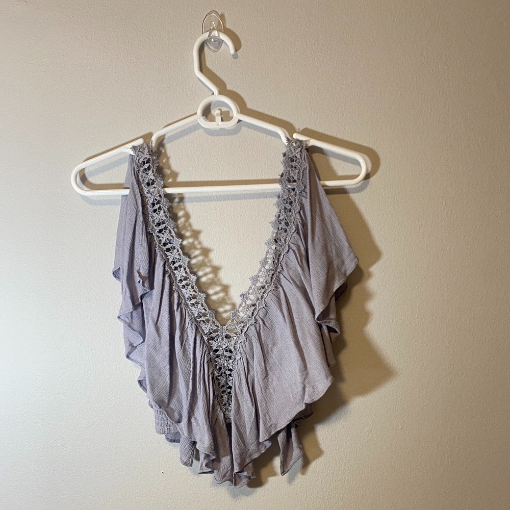 ♦️ 5 for 22 ♦️ Periwinkle Crop Top